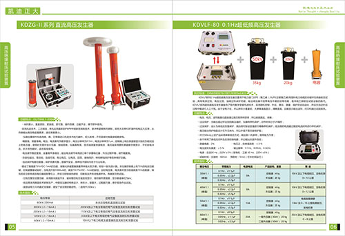 《2018版产品选型手册开始发行了》高压绝缘耐压试验装置选型