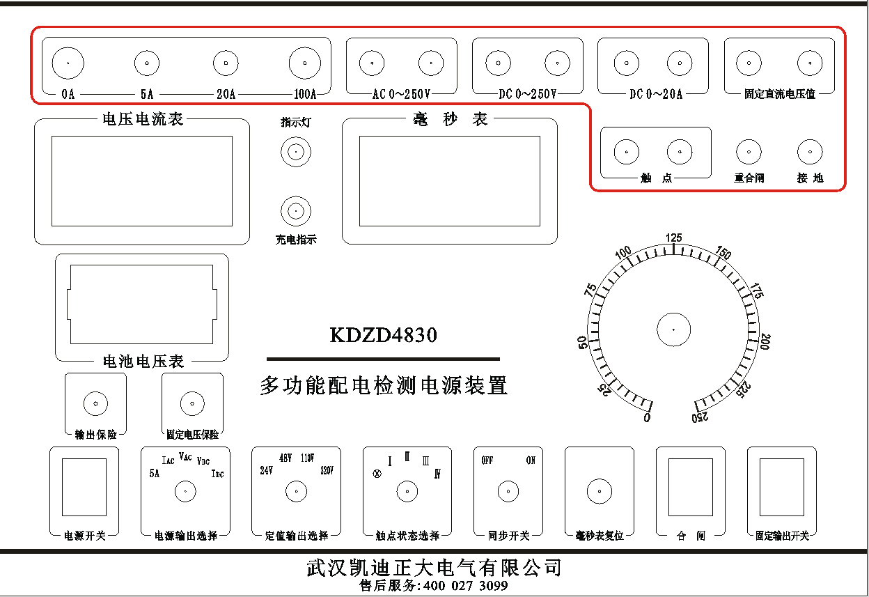 KDZD4830多功能配电检测电源装置